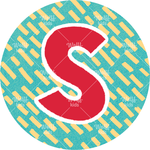 Einzelner Magnet: S grün, 4cm